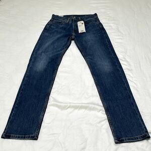 Levi's Mens 502 Taper Fit Jeans Pants Records Dark Indigo Size 29W x 30L New